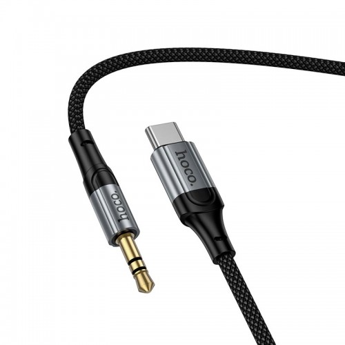 Кабель HOCO 3.5mm to Type-C Nuevo digital audio conversion cable UPA33B |1.5m, DAC| black