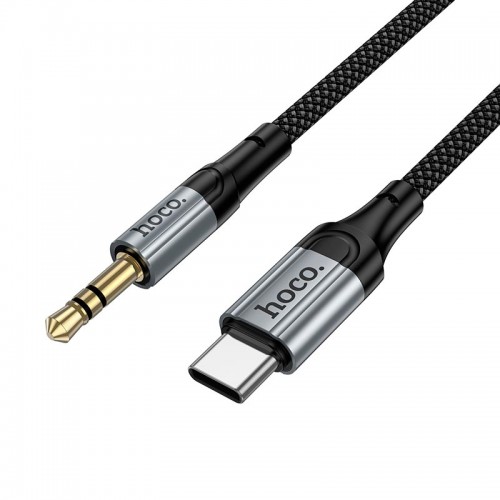 Кабель HOCO 3.5mm to Type-C Nuevo digital audio conversion cable UPA33B |1.5m, DAC| black