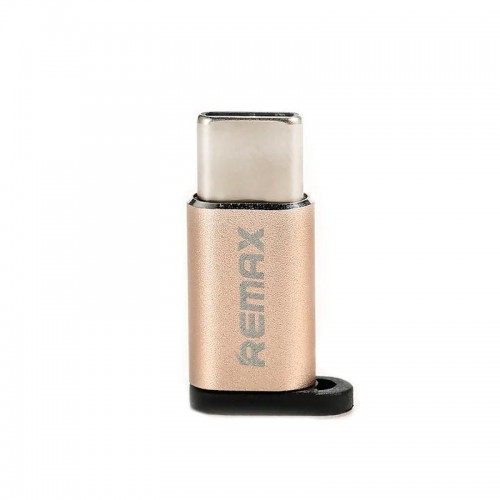 Переходник Micro USB to Type-C REMAX RA-USB1 silver
