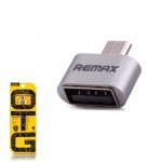 Перехідник Micro USB OTG REMAX RA-OTG silver