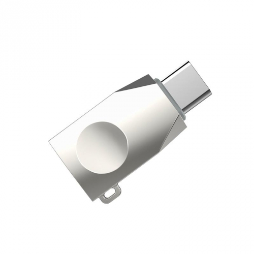 Переходник HOCO Micro USB OTG UA10 nickel