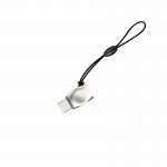 Перехідник Hoco Micro USB To Type-c UA8 nickel