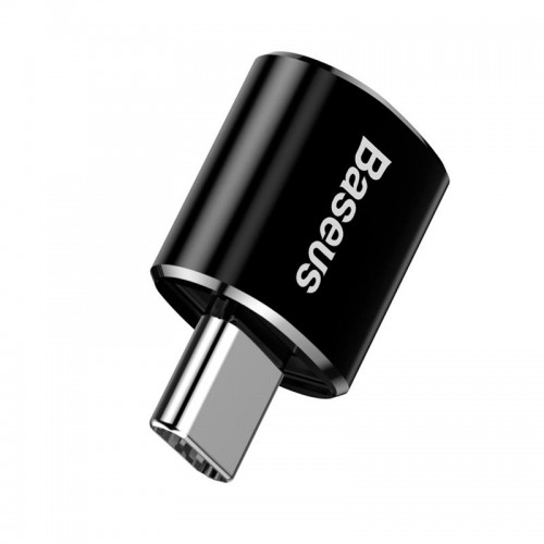 Переходник Baseus Female USB to Type-C Male OTG Adapter Converter |2.4A| (CATOTG-01) black