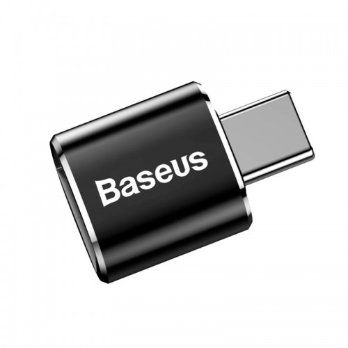 Переходник Baseus Female USB to Type-C Male OTG Adapter Converter |2.4A| (CATOTG-01) black