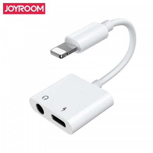 Переходник JOYROOM Lightning to 3.5mm AXU/Lightning Ben Series S-Y104 |1.5A| white
