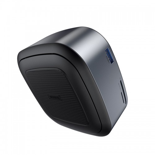 Док-станция BASEUS Mate Docking Type-C Mobile Phone Intelligent HUB Expanded Socket |8 Ports, PD 49W, SD/Micro SD, 3.5mm, 4KHD| (CAHUB-S0G) grey