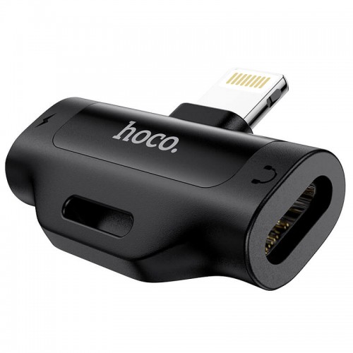 Переходник HOCO Dual Lightning digital audio converter LS31 |2A| black