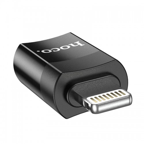 Переходник HOCO Lightning to Type-C female adapter UA17 |2A, USB2.0| black