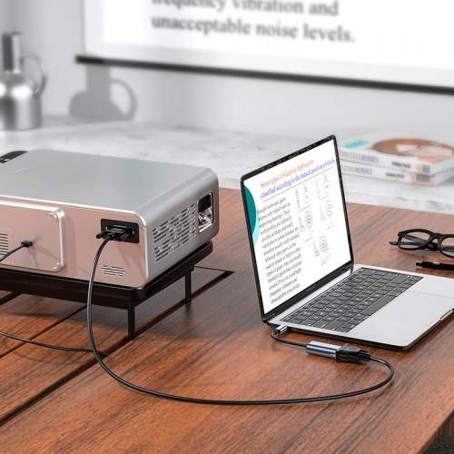 Переходник HOCO Origin Type-C to VGA converter UA21 |1080p| grey