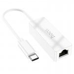 Перехідник hocoacquire Type-C ethernet adapter (100 Mbps) UA22 white