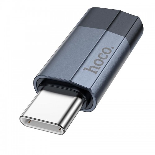 Переходник HOCO Type-C male to iP female charging and data adapter UA29 |3A| black
