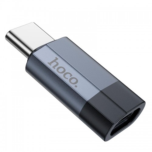 Переходник HOCO Type-C male to iP female charging and data adapter UA29 |3A| black
