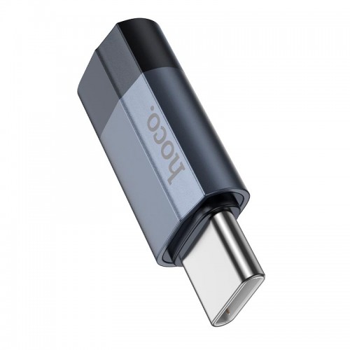 Переходник HOCO Type-C male to iP female charging and data adapter UA29 |3A| black