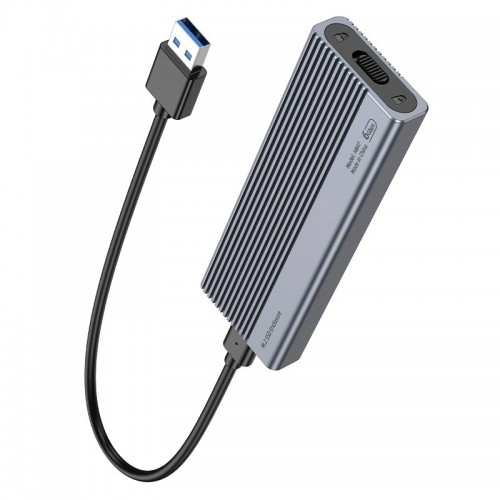 Кишеня для M. 2 SSD Enclosure (USB3.1/6Gbps, 4TB Max) HOCO HB47 grey