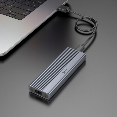 Кишеня для M. 2 SSD Enclosure (USB3.1/6Gbps, 4TB Max) HOCO HB47 grey