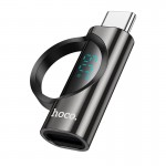 Перехідник HOCO Type-C male to Lightning female display adapter UA32A |60W| black