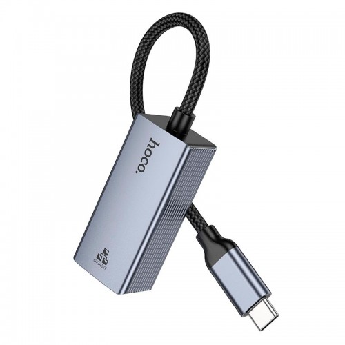 Адаптер HOCO Type-C ethernet adapter UA37 (1000 Mbps) grey