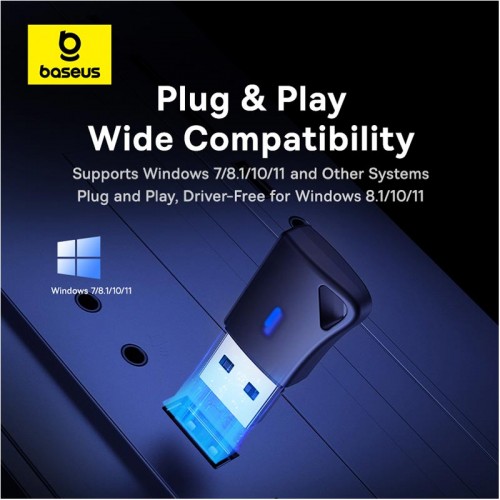 Адаптер Baseus Encok Wireless Adapter BA04+ |BT5.4, 20M| (A10082600121-00) black