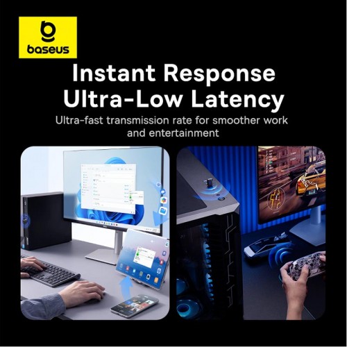 Адаптер Baseus Encok Wireless Adapter BA04+ |BT5.4, 20M| (A10082600121-00) black