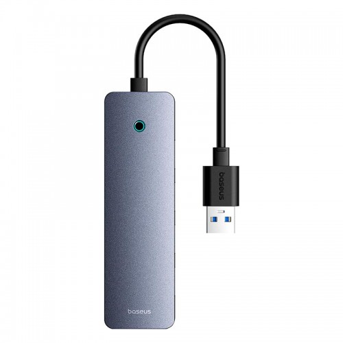 HUB адаптер Baseus UltraJoy Series 4-Port HUB Lite |USB-A to USB3.0*4, 5Gbps,15cm| grey