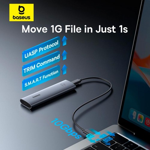 Кишеня Baseus FlyJoy Series SSD Enclosure (M. 2 NVMe) |8TB Max| grey