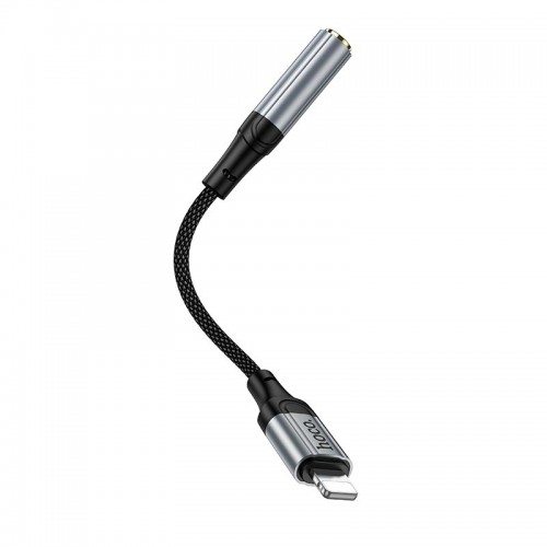 Переходник HOCO Lightning to 3.5mm Fresh digital audio converter LS36A |0.12m, DA| grey