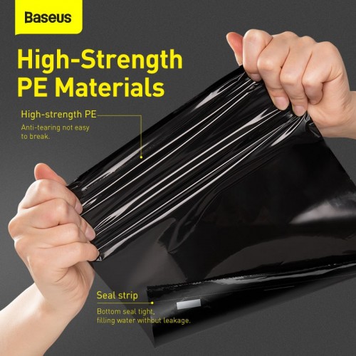 Кріплення для сміттєвих пакетів в авто BASEUS Clean Garbage Bag for Back Seat of Cars |2 rolls trash bag/40pcs| (CRLJD-C01) black