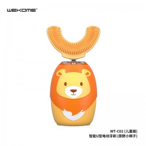 Електрична зубна щітка для дітей 2-8 років U-Shaped Electric Toothbrush for Kids WK WT-C02 yellow