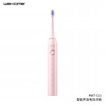 Электрическая зубная щетка Smart Sonic Electric Toothbrush WK WT-C11 |5 режимов, 100 дней работы в режиме ожидания, IPX7| розовая