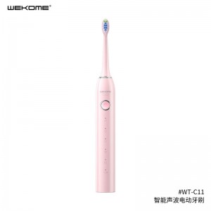 Електрична зубна щітка Smart Sonic Electric Toothbrush WK WT-C11 |5Modes, 100Days Standby, IPX7| pink