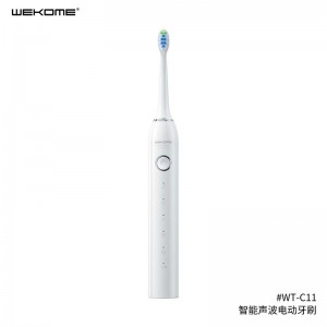 Електрична зубна щітка Smart Sonic Electric Toothbrush WK WT-C11 |5Modes, 100Days Standby, IPX7| white