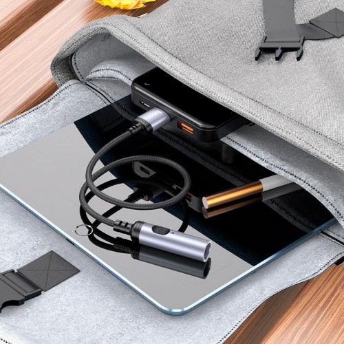 Запальничка Hoco USB mini Cigarette lighter UA30 black