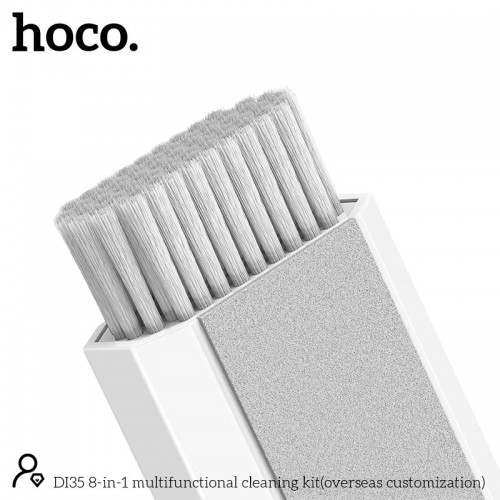 Набір для чищення гаджетів HOCO 8-in-1 multifunctional cleaning kit (overseas customization) DI35 white