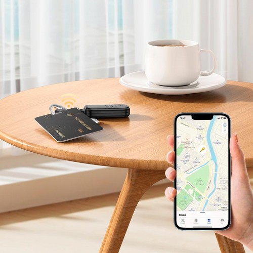 Поисковый трекер BOROFONE Search card type intelligent positioning anti-lost device BC102 |Apple Find Me, IP68|