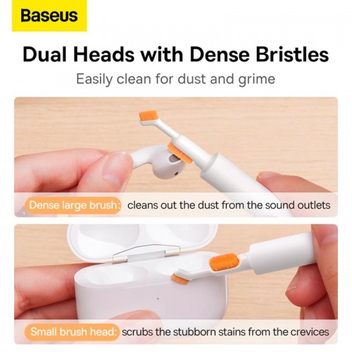 Щітка для очищення навушників Baseus Cleaning Brush (NGBS000002) white