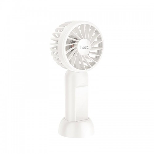 Вентилятор Hoco Nimble portable handheld fan HX60 |3 Speed, 36dB, 2.5h| white