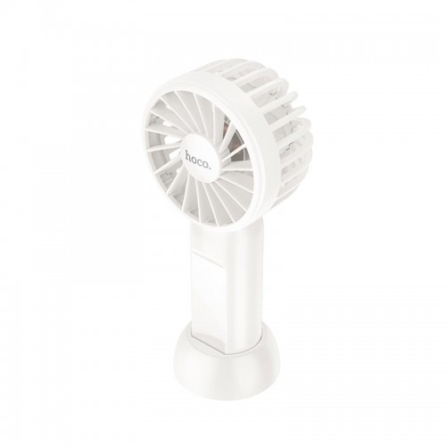 Вентилятор Hoco Nimble portable handheld fan HX60 |3 Speed, 36dB, 2.5h| white