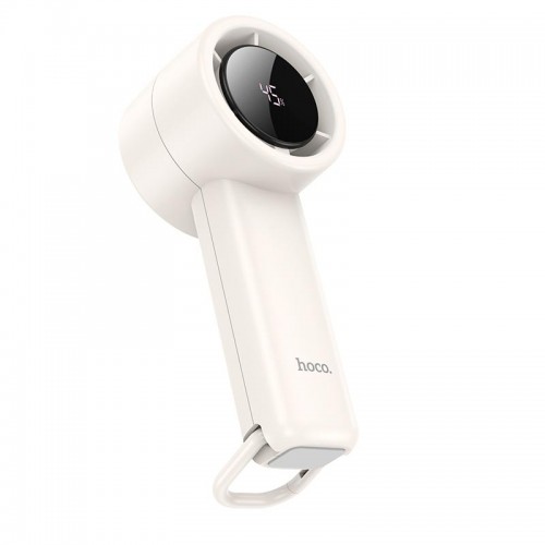 Вентилятор HOCO Fashion high-speed handheld fan HX63 |100 Speed, LED, 6h| white