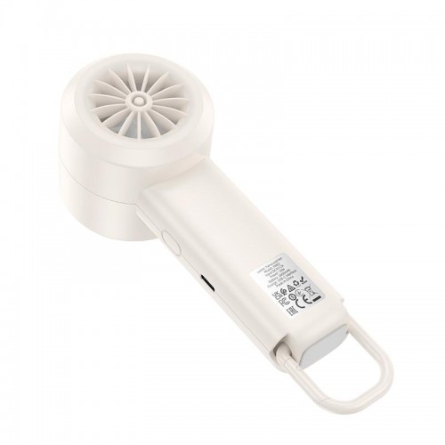 Вентилятор HOCO Fashion high-speed handheld fan HX63 |100 Speed, LED, 6h| white