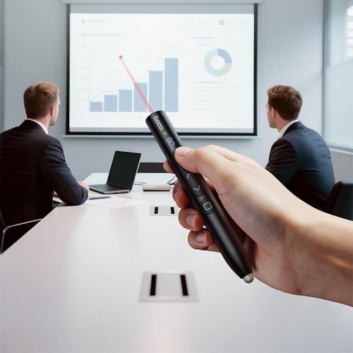 Розумна вказівка HOCO Touch screen writing page turning pen GM203 |2.4G, 200m, LED Display, Type-C| black