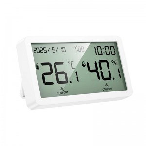 Термогігрометр HOCO indoor electronic alarm clock thermometer and hygrometer HX42 |12 month| white