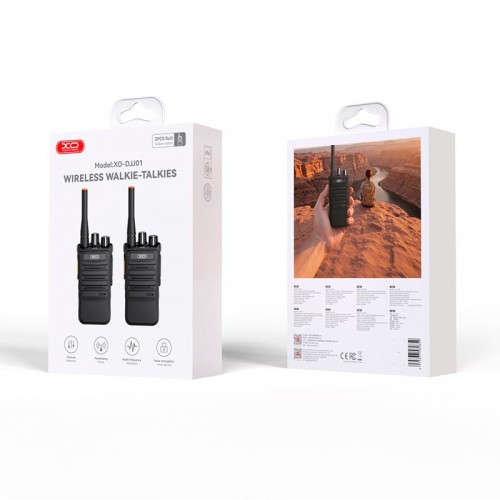 Рація XO-DJJ01 Walkie Talkie |13h, 4km Max| black-grey