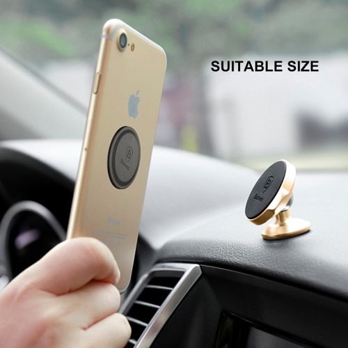 Пластини Baseus Magnet iron Suit для з'єднання магнітного тримача і телефону silver