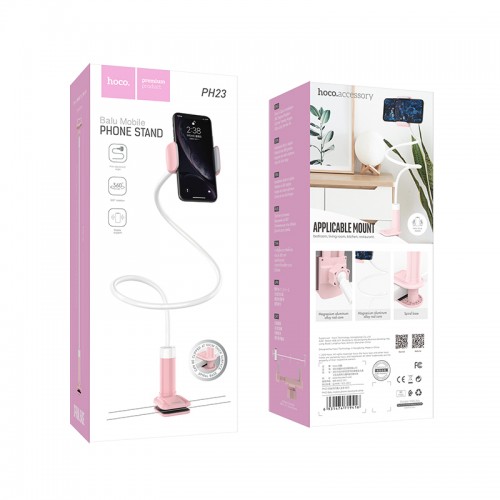 Тримач для мобільного телефону HOCO Balu mobile phone stand PH23 pink