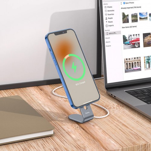 Тримач Hoco Charger holder for magsafe PH44 grey