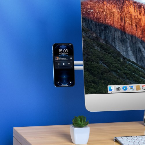 Тримач HOCO Royalty metal magnetic holder PH45 |180°| silver