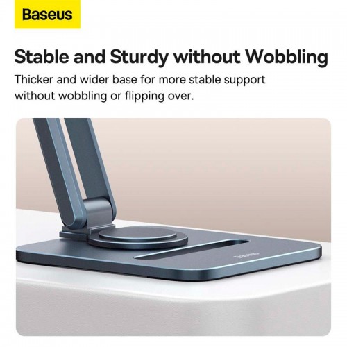 Тримач Baseus Desktop Biaxial Foldable Metal Stand (for Tablets) (B10431801811-00) grey