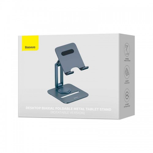 Тримач Baseus Desktop Biaxial Foldable Metal Stand (for Tablets) (B10431801811-00) grey