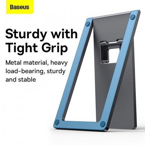 Тримач Baseus Foldable Metal Desktop Holder |6.7-12.9"| (LUKP000013) grey