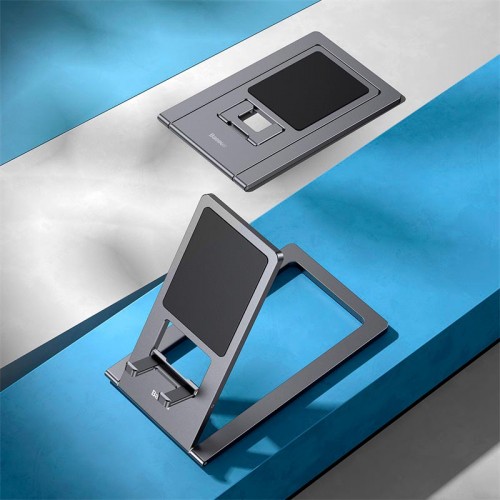 Тримач Baseus Foldable Metal Desktop Holder |6.7-12.9"| (LUKP000013) grey